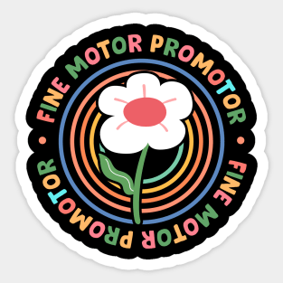 Fine Motor Promoter Occupational Therapy Flower Sticker